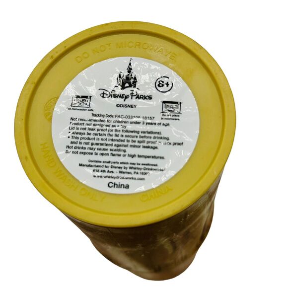 Disney Cruise Lines Tiki Hut Insulated Tumbler Skinny 10.5" Tall No Straw Tan - Picture 5 of 6